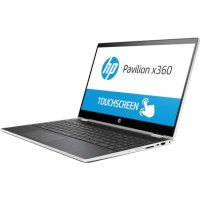 ноутбук HP Pavilion x360 15-cr0004ur Серебристый