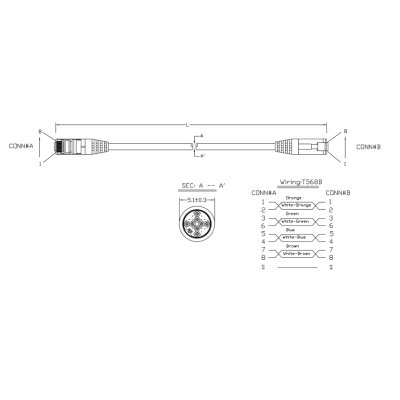 патч-корд Hyperline PC-LPM-STP-RJ45-RJ45-C5e-2M-LSZH-RD