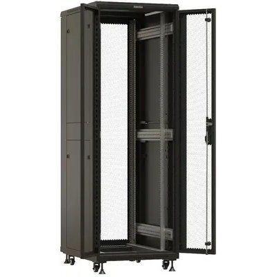 телекоммуникационный шкаф Hyperline TTBR-3261-DD-RAL9004 Черный