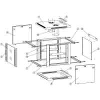 телекоммуникационный шкаф Hyperline TWFS-1545-GP-RAL9004 Черный