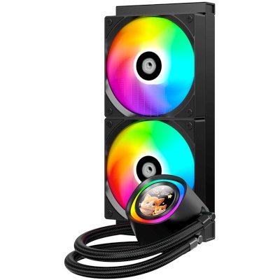 кулер ID-Cooling FX240 LCD Black Черный