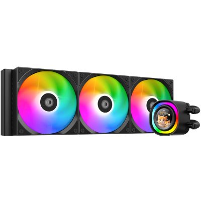 кулер ID-Cooling FX360 LCD Black Черный