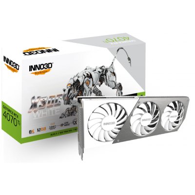 видеокарта Inno3D nVidia GeForce RTX 4070 Ti X3 OC White 12G N407T3-126XX-186148W