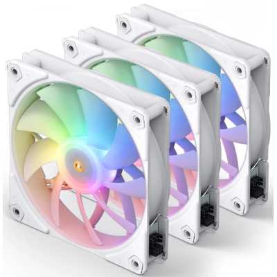 кулер Jonsbo ZF-120 White 3 pack Белый