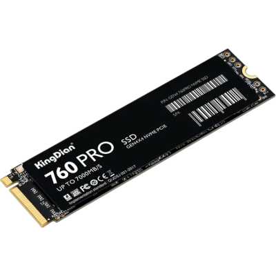 SSD диск KingDian 760PRO 2Tb G48-760PRO-NVME-M.2-2TB Черный