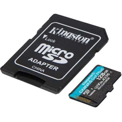 карта памяти Kingston Canvas Go! Plus 128GB SDCG4/128GB