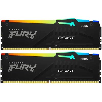 оперативная память Kingston Fury Beast Black RGB Expo KF560C30BBEAK2-64