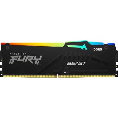 оперативная память Kingston Fury Beast Black RGB XMP KF564C32BBA-16