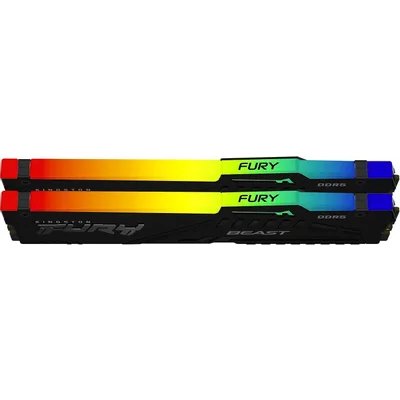оперативная память Kingston Fury Beast Black RGB XMP KF568C34BBAK2-32