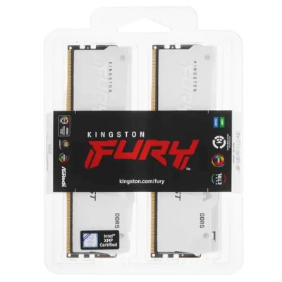 оперативная память Kingston Fury Beast White RGB KF560C40BWAK2-32
