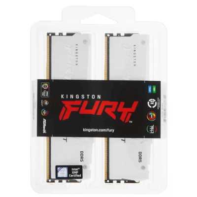 оперативная память Kingston Fury Beast White RGB XMP KF556C40BWAK2-64