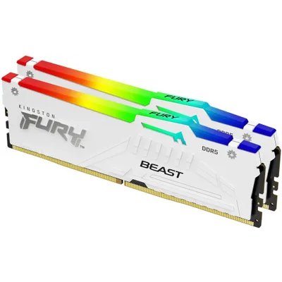 оперативная память Kingston Fury Beast White RGB XMP KF560C30BWAK2-64