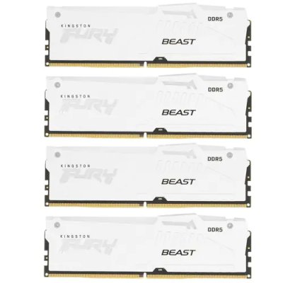 оперативная память Kingston Fury Beast White RGB XMP KF560C40BWAK4-64