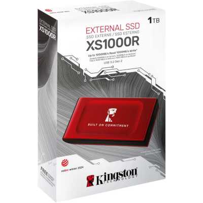 SSD диск Kingston XS1000 1Tb SXS1000R/1000GA Красный