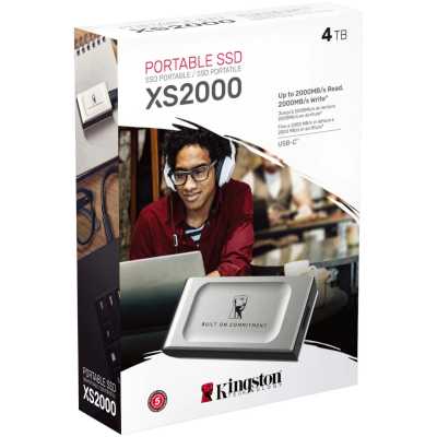 SSD диск Kingston XS2000 4Tb SXS2000/4000GA Серебристый