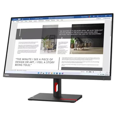 монитор Lenovo ThinkVision S27i-30 63DFKAT4UK Черный