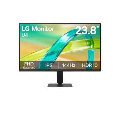 монитор LG 24U411B-B Черный