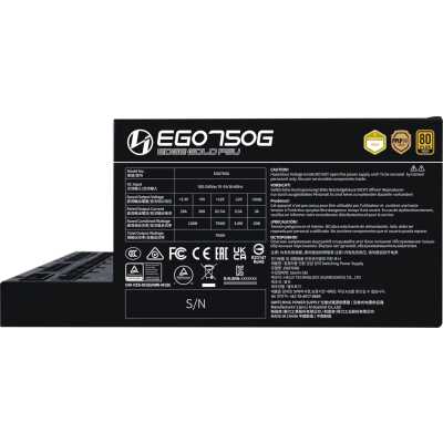 блок питания Lian Li 750W EDGE Gold 750 Black Черный