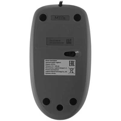 мышь Logitech M111 Grey 910-005503 Серый, темно-серый