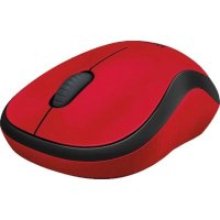 мышь Logitech M220 Silent Red 910-004880 Красный-черный