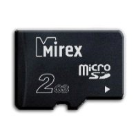 карта памяти Mirex 2GB 13612-MCROSD02