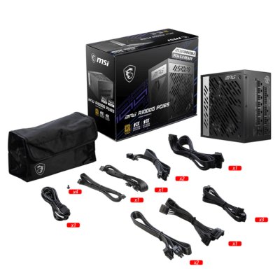блок питания MSI 1000W MPG A1000G PCIE5 Черный