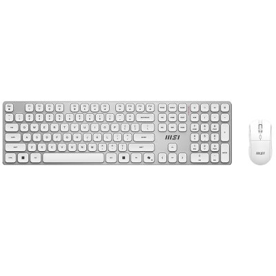 клавиатура MSI Forge K210 Wireless Combo White Белый
