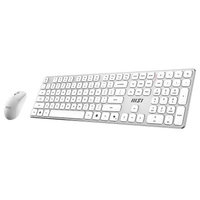 клавиатура MSI Forge K210 Wireless Combo White Белый