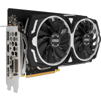 видеокарта MSI GeForce GTX 1060 Armor 6G OC