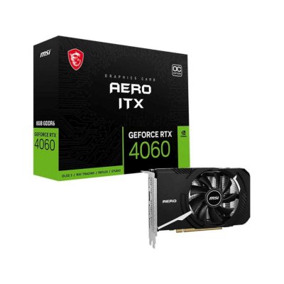 видеокарта MSI nVidia GeForce RTX 4060 Aero ITX 8G OC