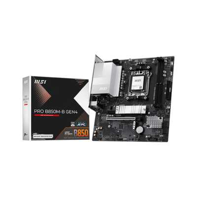материнская плата MSI Pro B850M-B GEN4 Черный