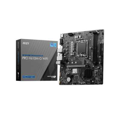 материнская плата MSI Pro H610M-G WiFi Черный