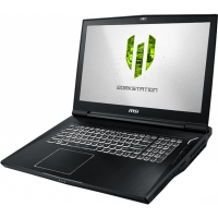 ноутбук MSI WT75 9SL-102 Черный