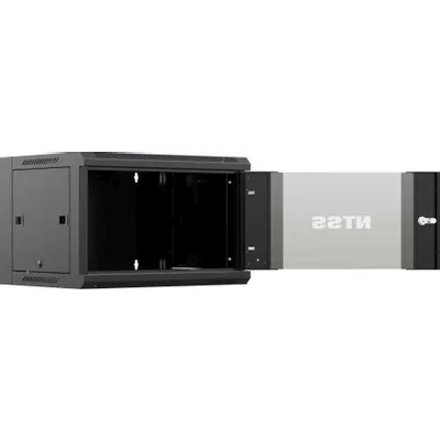 телекоммуникационный шкаф NTSS Премиум NTSS-W12U6045GS-BL Черный