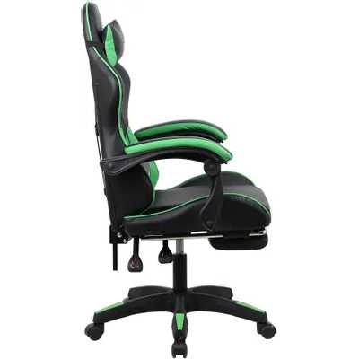 игровое кресло Oklick Camper Black/Green черно-зеленый