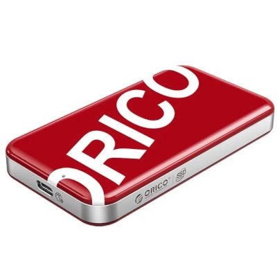 SSD диск Orico 500Gb ORICO-SUPRE-10G-500G-RD-BP Красный