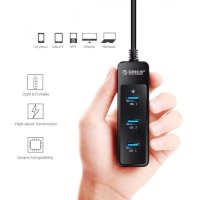 разветвитель USB Orico W5PH4-U3-BK черный