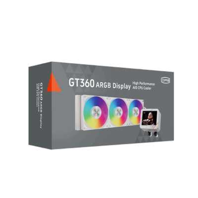 кулер PCcooler GT360 ARGB Display White Белый