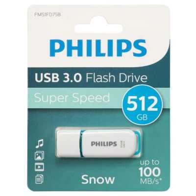 флешка Philips 512GB FM51FD75B/97 Белый