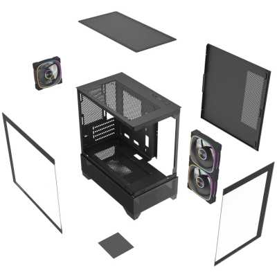 корпус PowerCase Vision Micro M4B Black