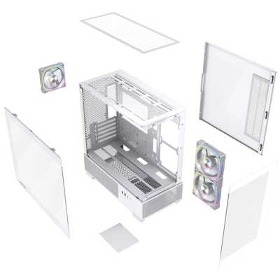 корпус PowerCase Vision Micro S4W White