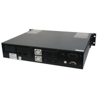 ИБП PowerCom King Pro RM KIN-1200AP LCD Черный
