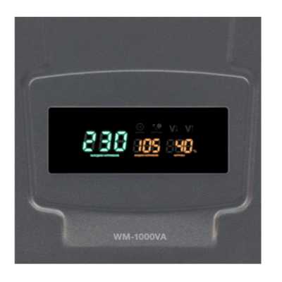стабилизатор напряжения PowerCom WM-1000VA Черный