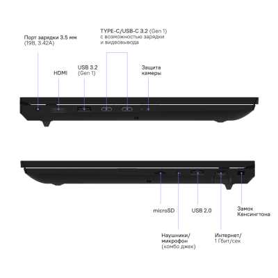 ноутбук Rikor NINO 203.2/14 A2EB0C41 Серый