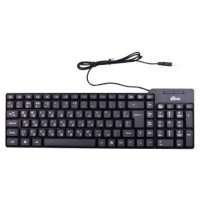 клавиатура Ritmix RKB-100 Black USB Черный