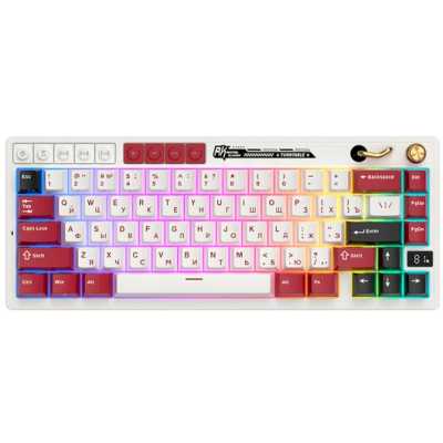 клавиатура Royal Kludge RK M65 Famicom 6935280827099 Белый-красный