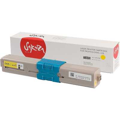 картридж Sakura SA44973541 желтый