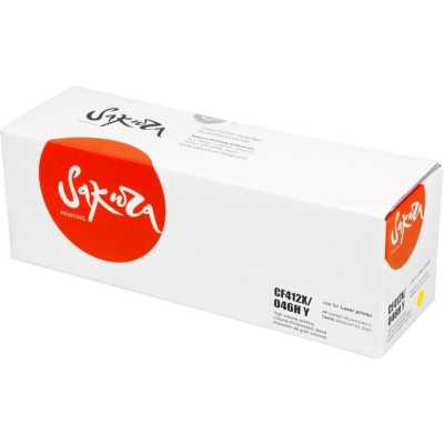 картридж Sakura SACF412X/046HY желтый