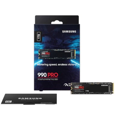 SSD диск Samsung 990 PRO 1Tb MZ-V9P1T0B/AM Черный