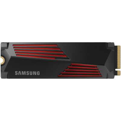 SSD диск Samsung 990 PRO 4Tb MZ-V9P4T0GW Черно-красный
